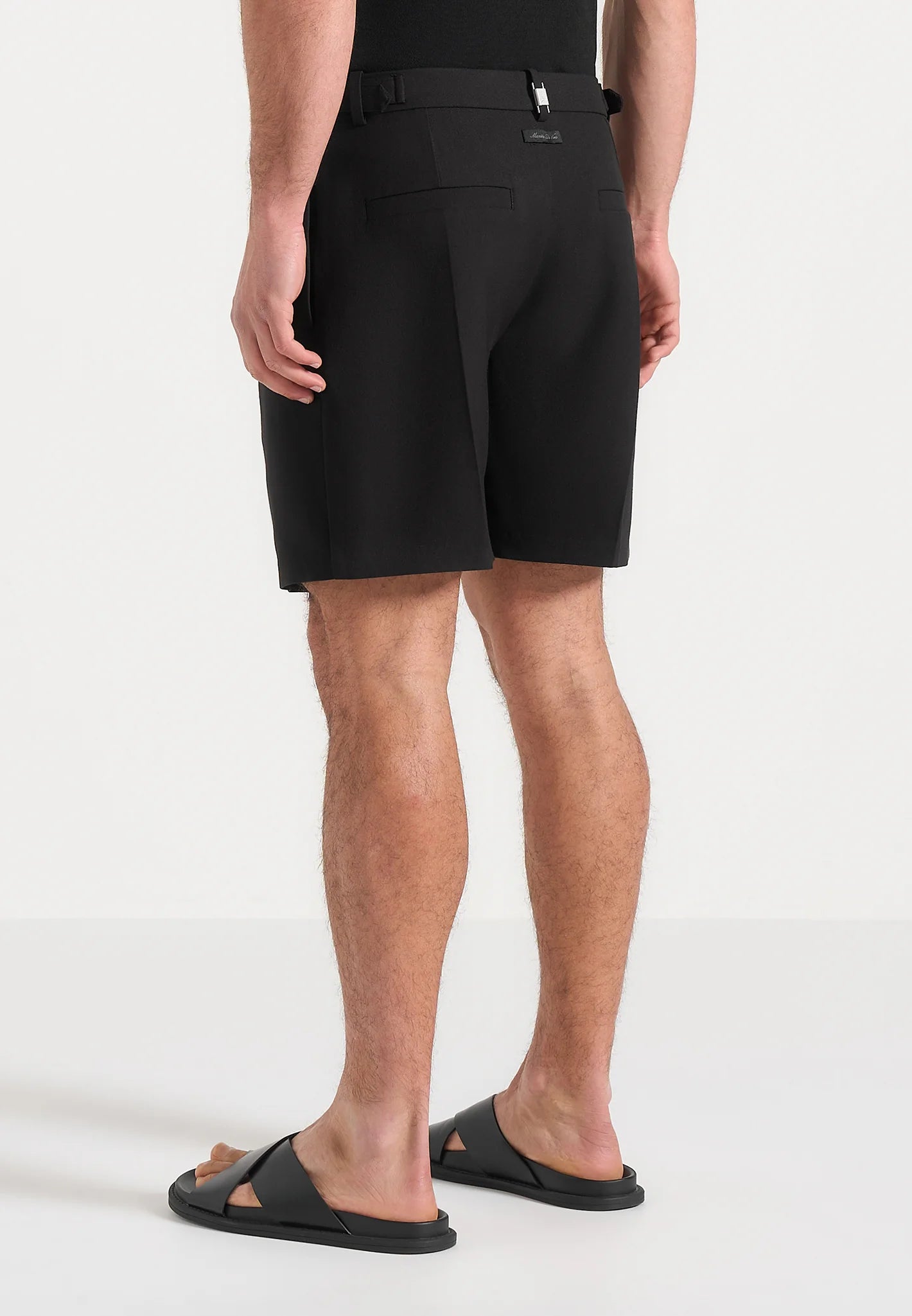MIGUEL-Bermuda Tailored Premium con Pinzas y Ajustadores Laterales