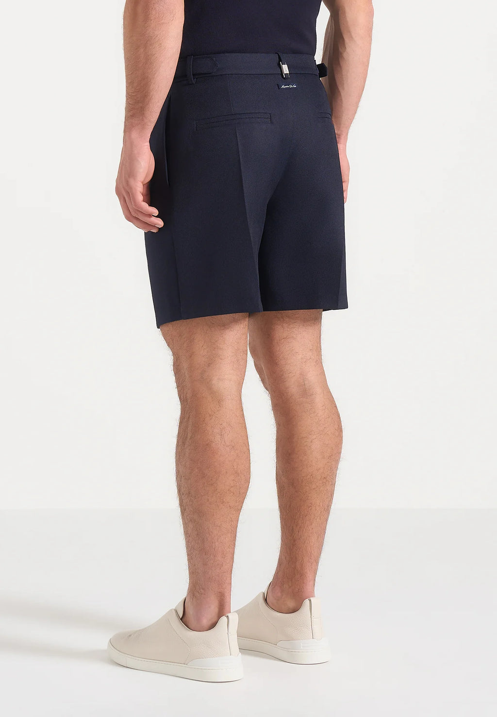 MIGUEL-Bermuda Tailored Premium con Pinzas y Ajustadores Laterales