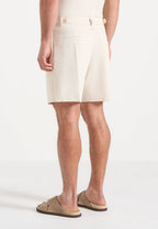 MIGUEL-Bermuda Tailored Premium con Pinzas y Ajustadores Laterales