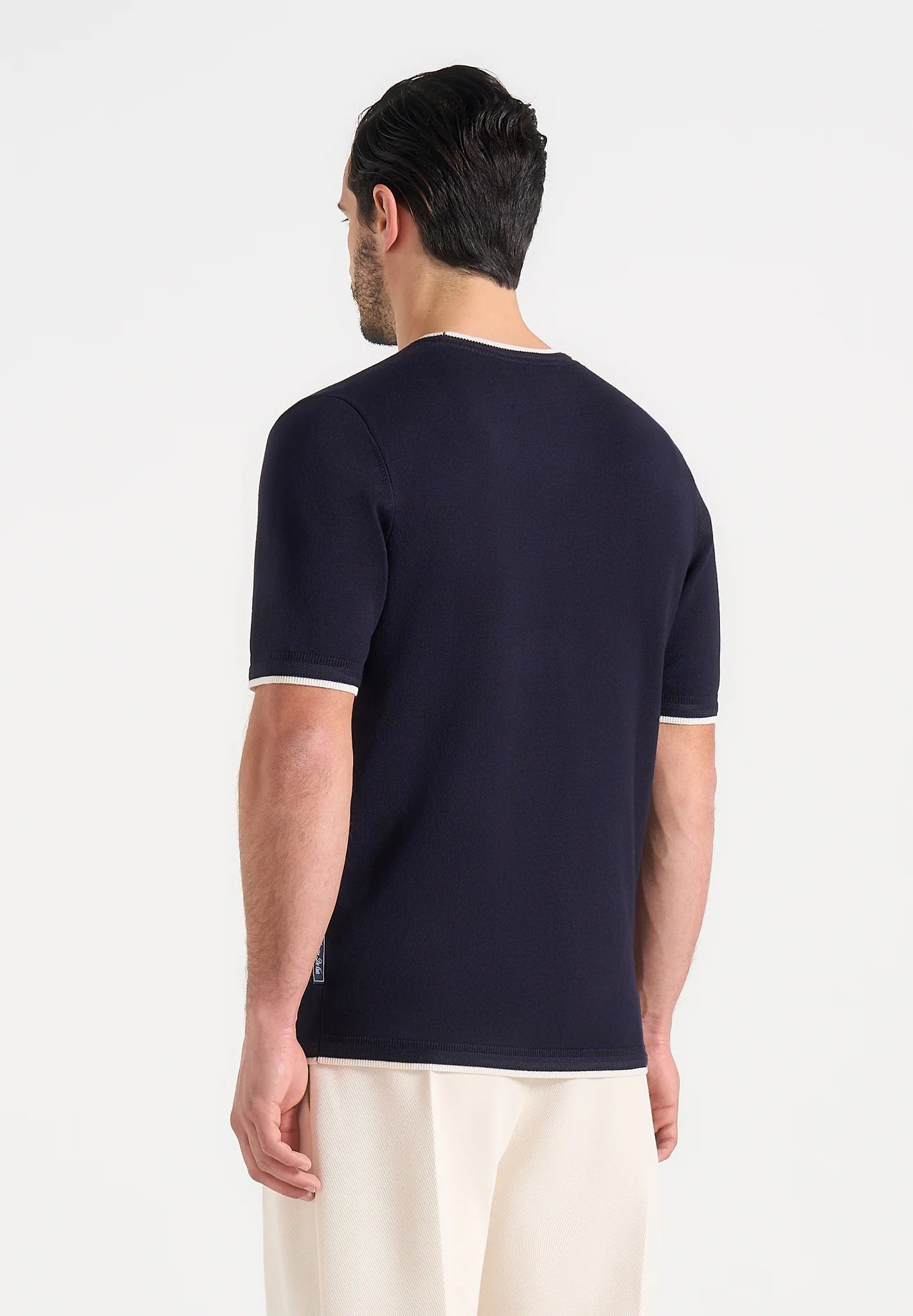 ULISES-Camiseta de Punto Contrastado