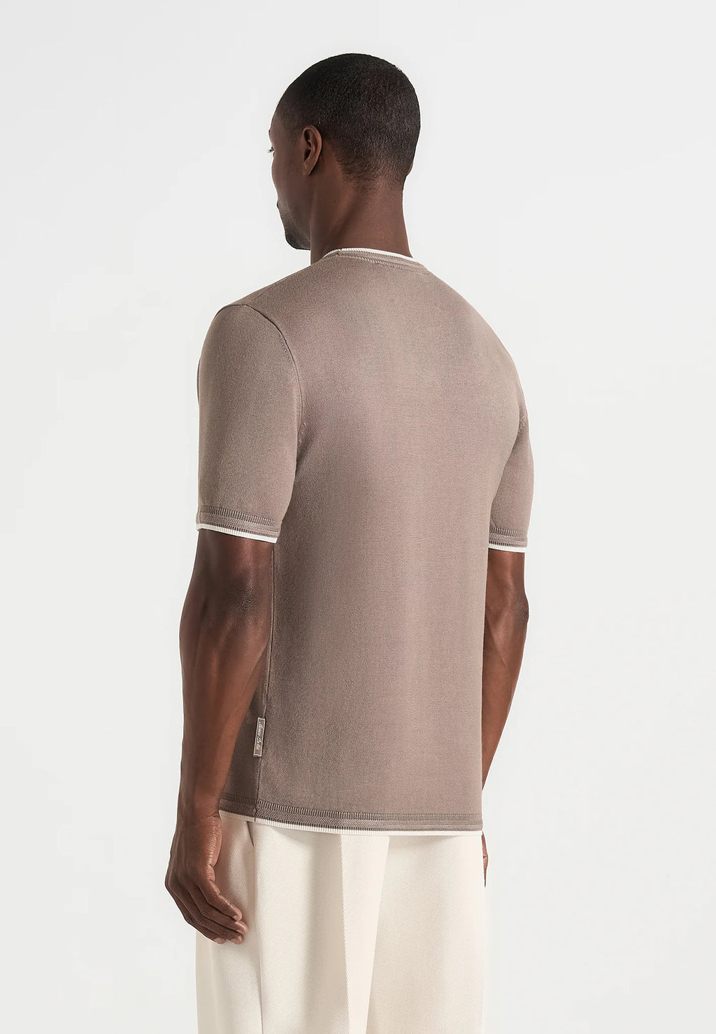 ULISES-Camiseta de Punto Contrastado