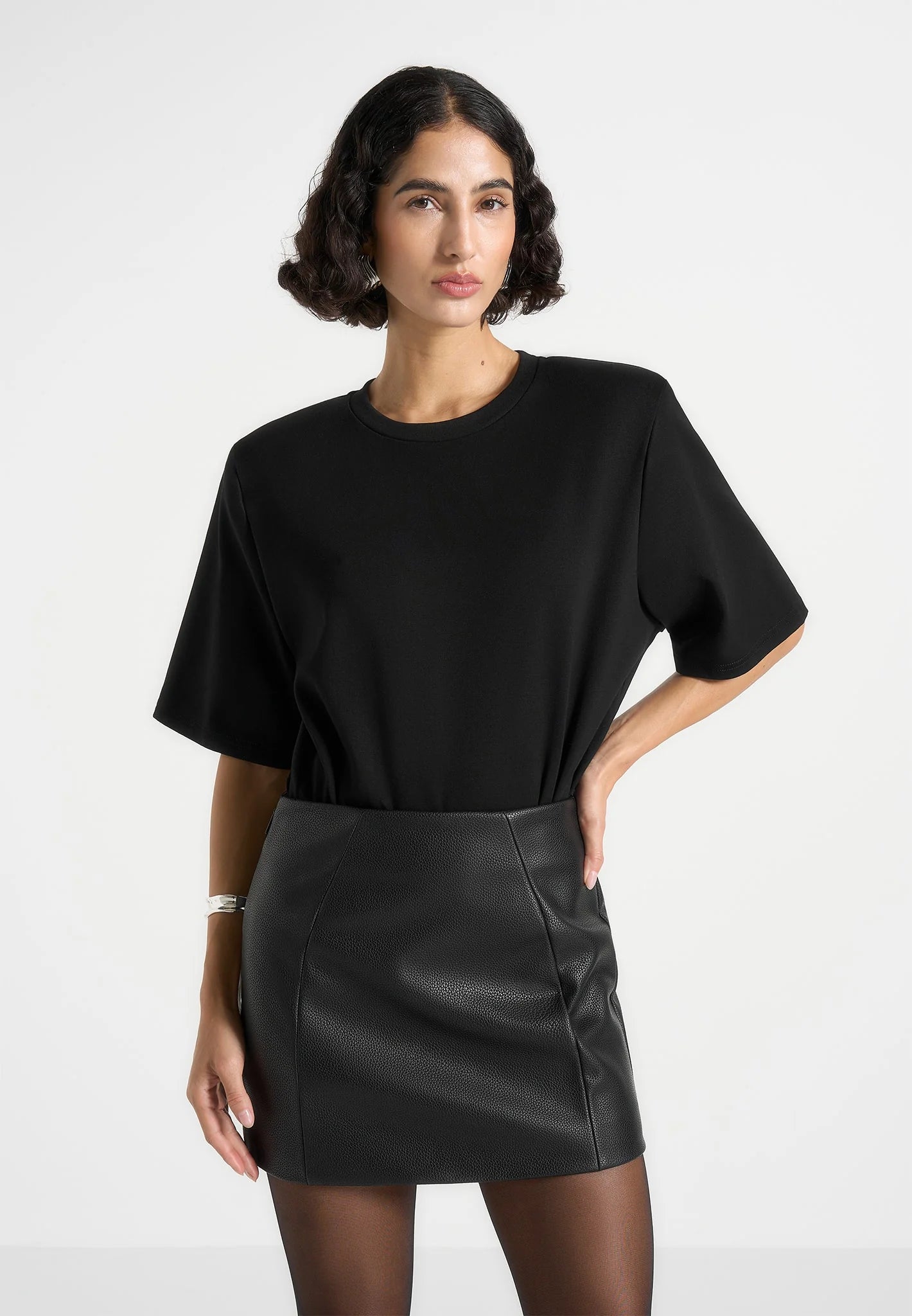 ALBA-Camiseta De Mangas  Anchas