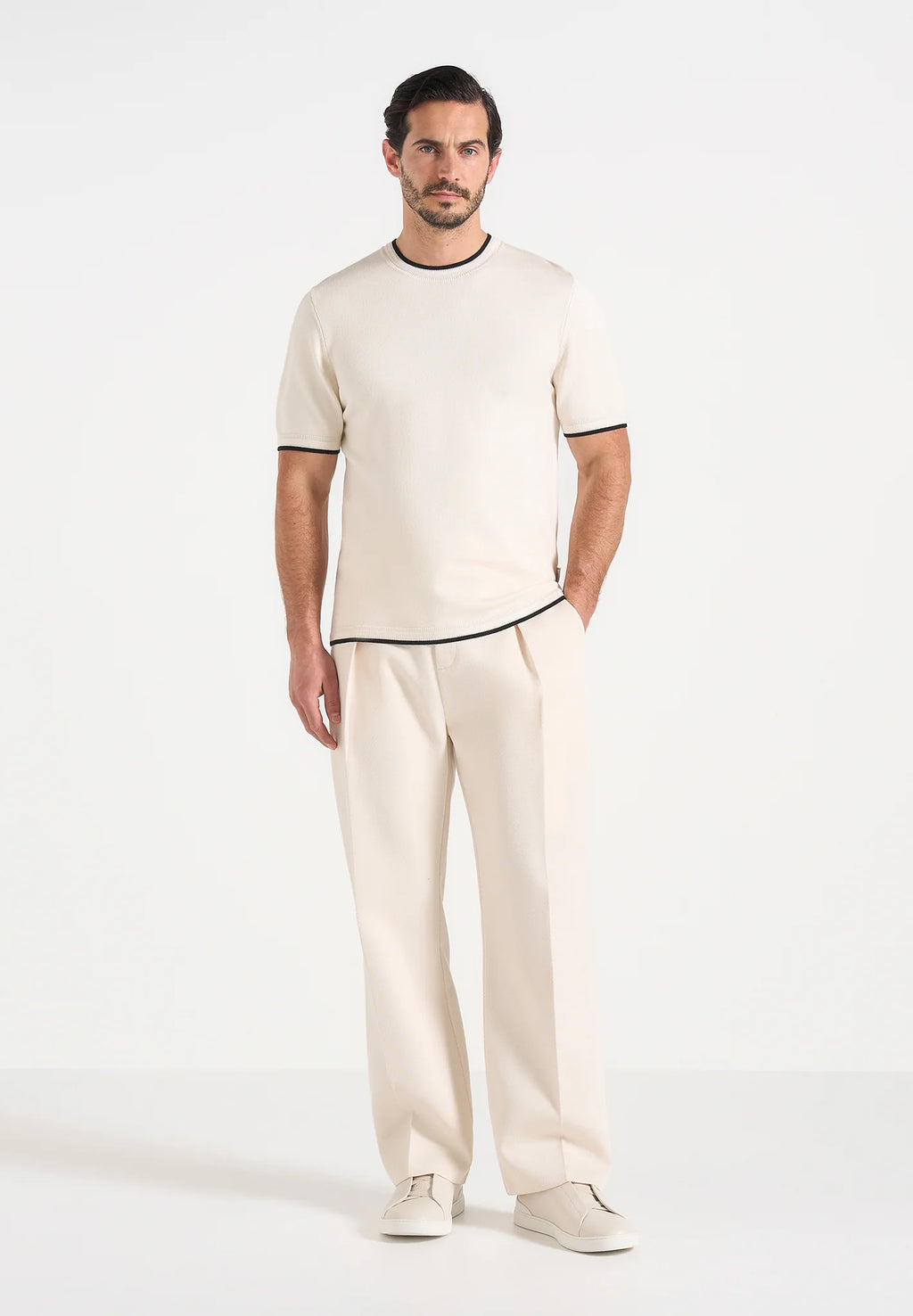 XAVI-Pantalón Premium de Corte Amplio con Pinzas™