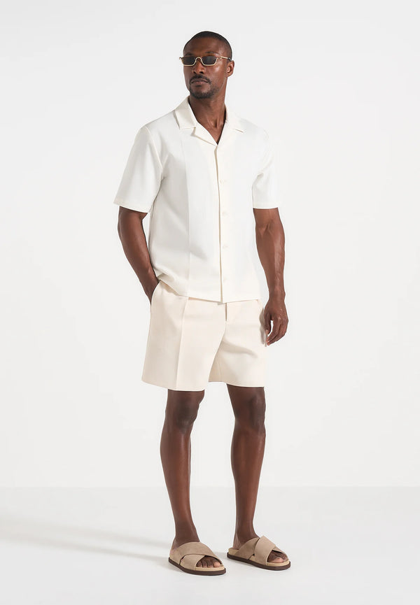 FELIX-Camisa Premium de Corte Tailored con Cuello Resort
