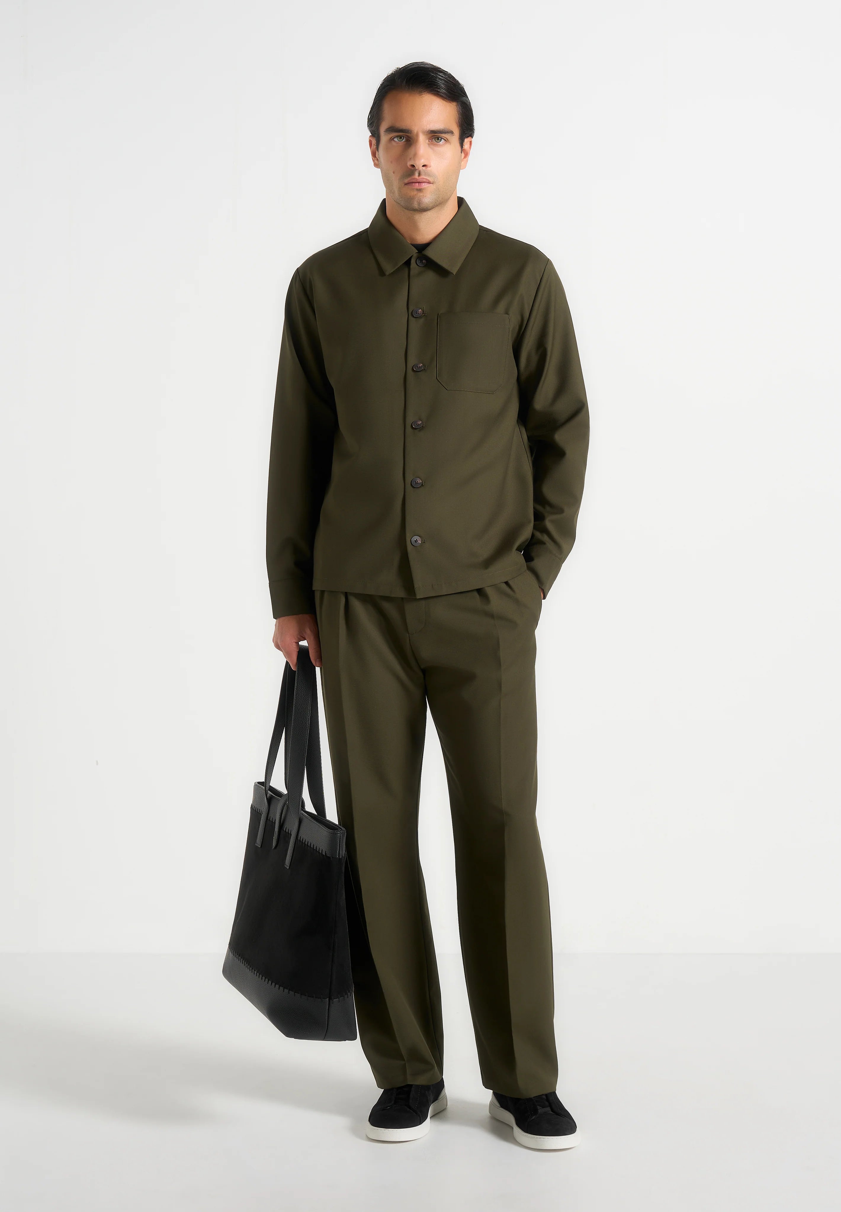 XAVI-Pantalón Premium de Corte Amplio con Pinzas™