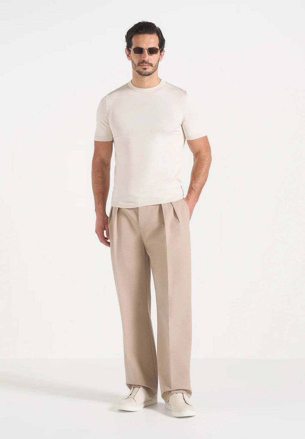 XAVI-Pantalón Premium de Corte Amplio con Pinzas™