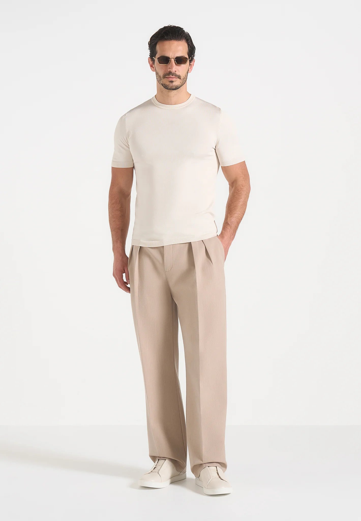 XAVI-Pantalón Premium de Corte Amplio con Pinzas™