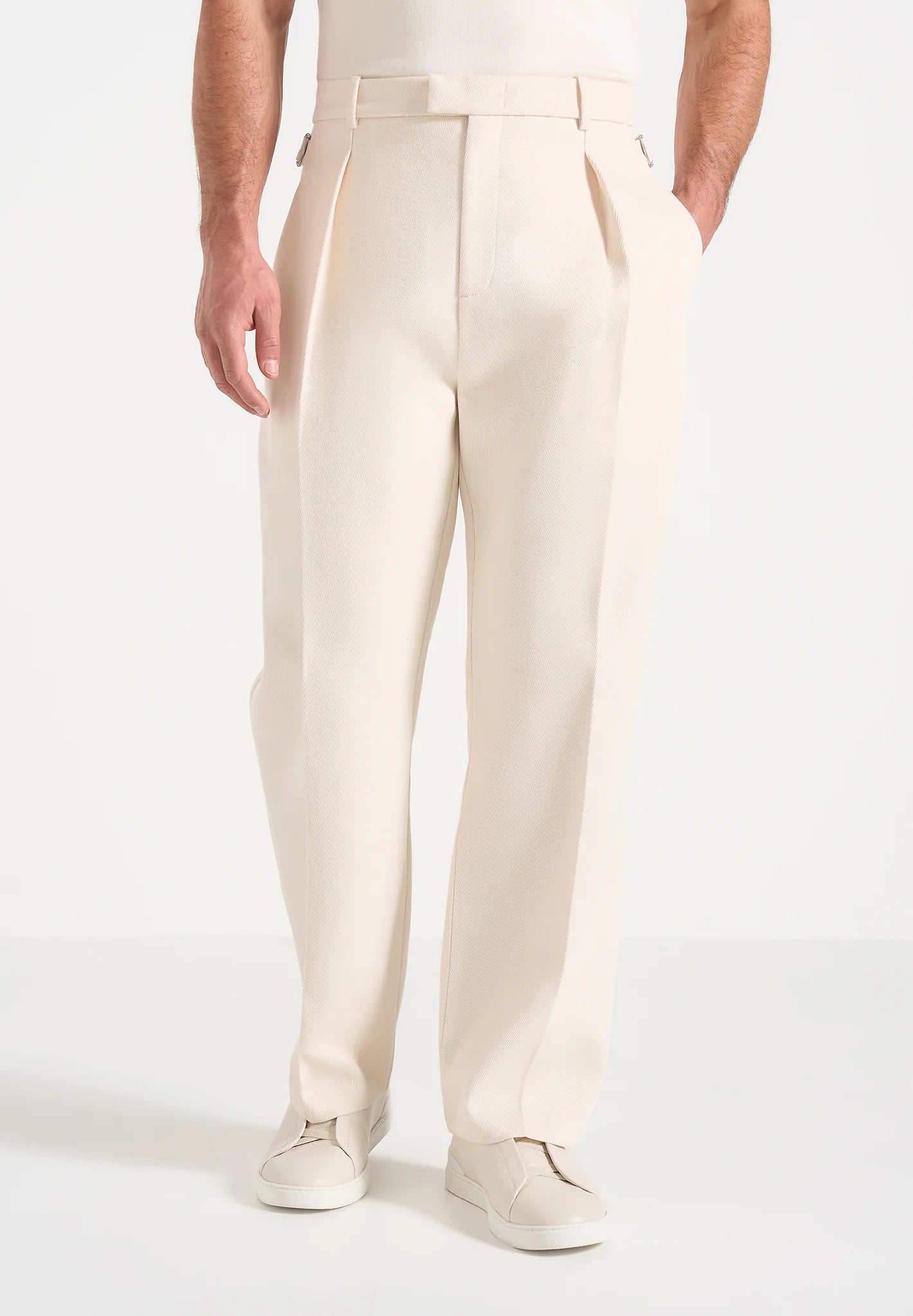 XAVI-Pantalón Premium de Corte Amplio con Pinzas™
