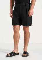 MIGUEL-Bermuda Tailored Premium con Pinzas y Ajustadores Laterales