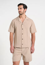 FELIX-Camisa Premium de Corte Tailored con Cuello Resort
