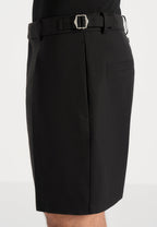 MIGUEL-Bermuda Tailored Premium con Pinzas y Ajustadores Laterales