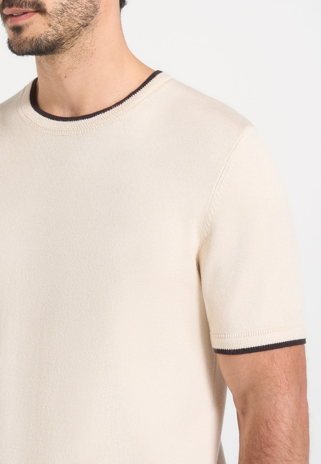 ULISES-Camiseta de Punto Contrastado