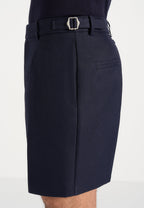 MIGUEL-Bermuda Tailored Premium con Pinzas y Ajustadores Laterales