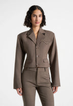 VICTORIA-Blazzer Elegante y Contemporánea con Porte Sofisticado