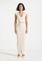 PILAR-Vestido largo maxi elegante