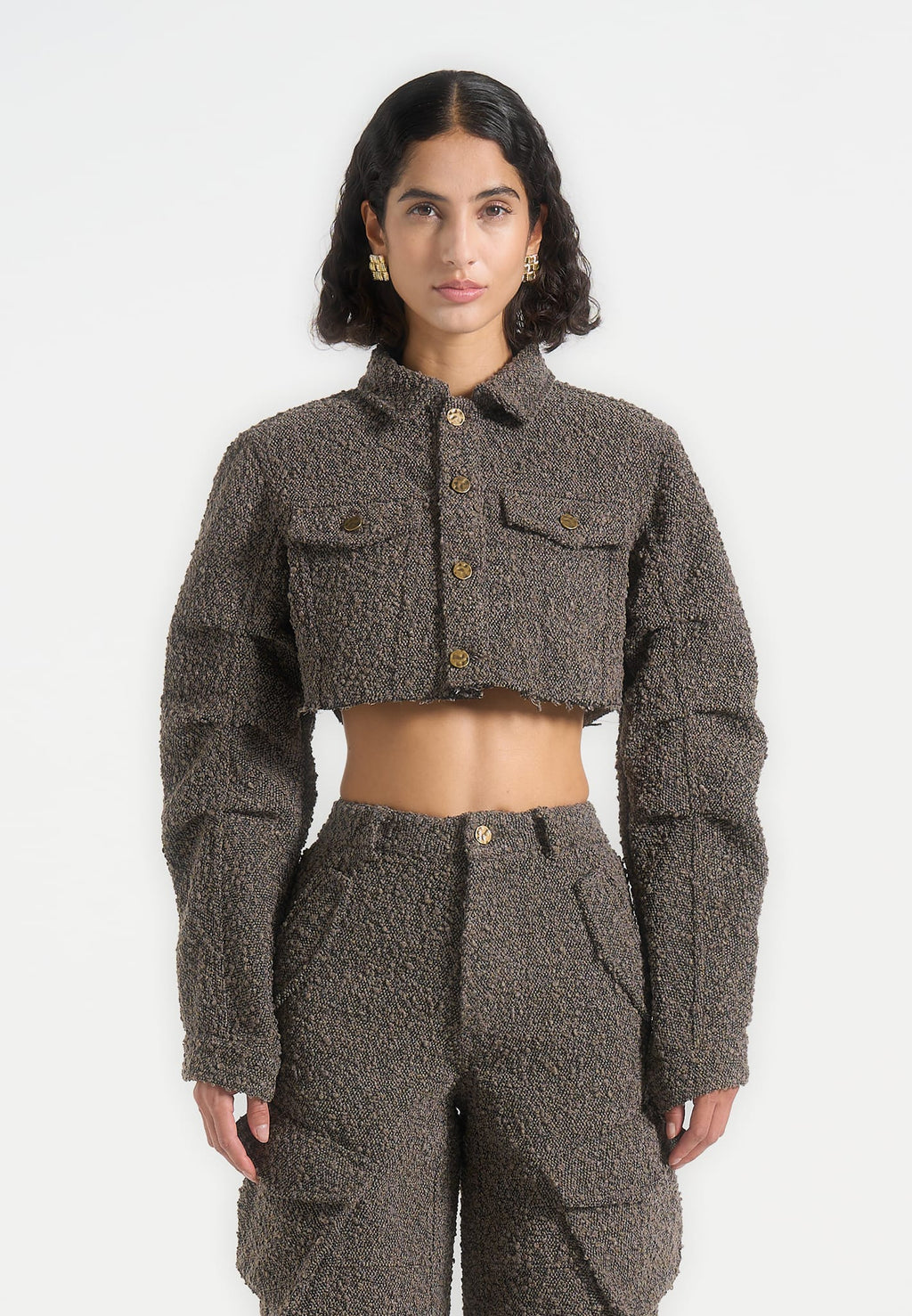 ROSA-Conjunto texturizado con elegancia contemporánea