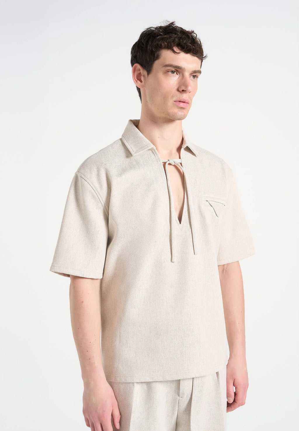 LUCAS-Camisa Resort Premium con Lazada Frontal™