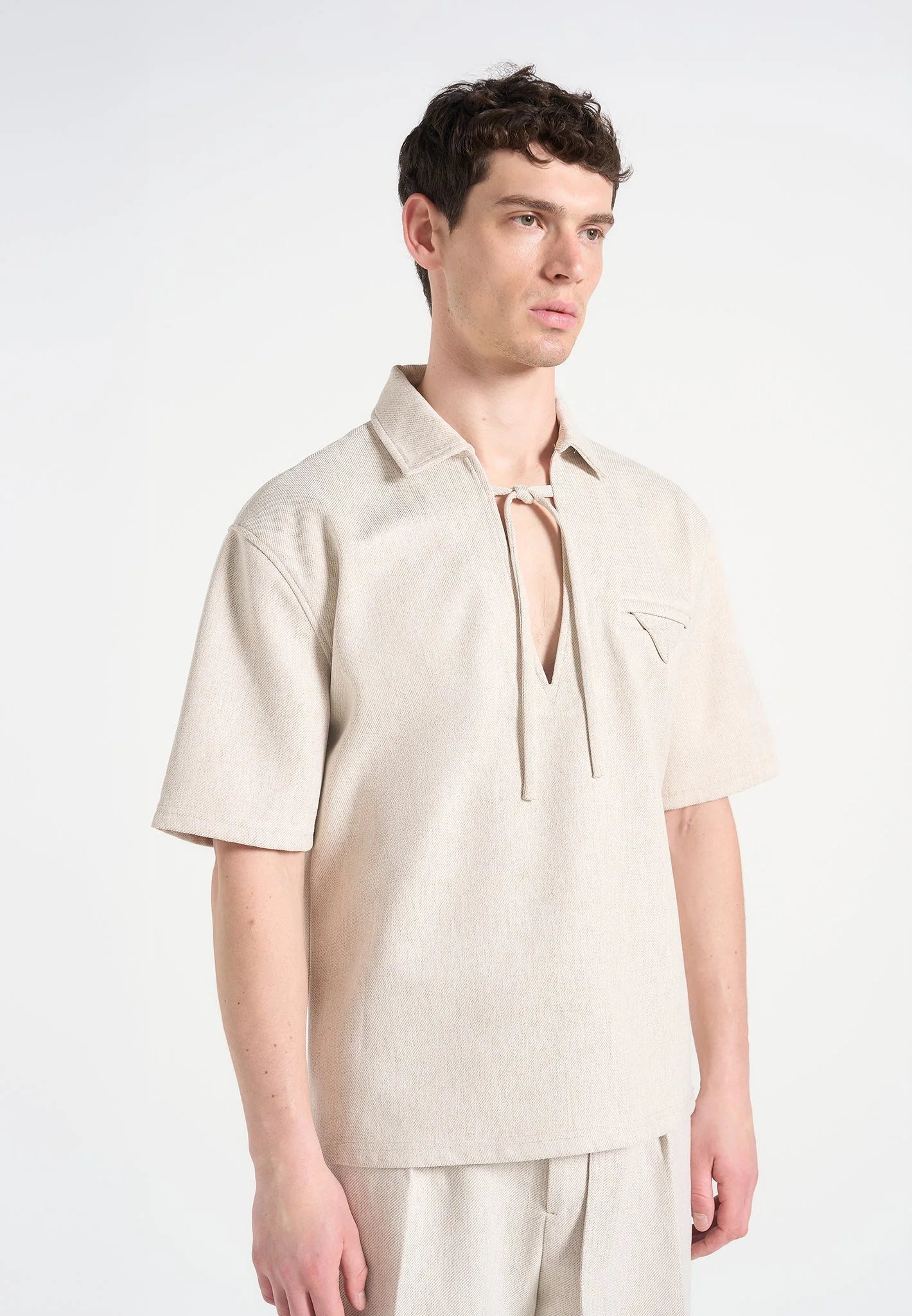 LUCAS-Camisa Resort Premium con Lazada Frontal™