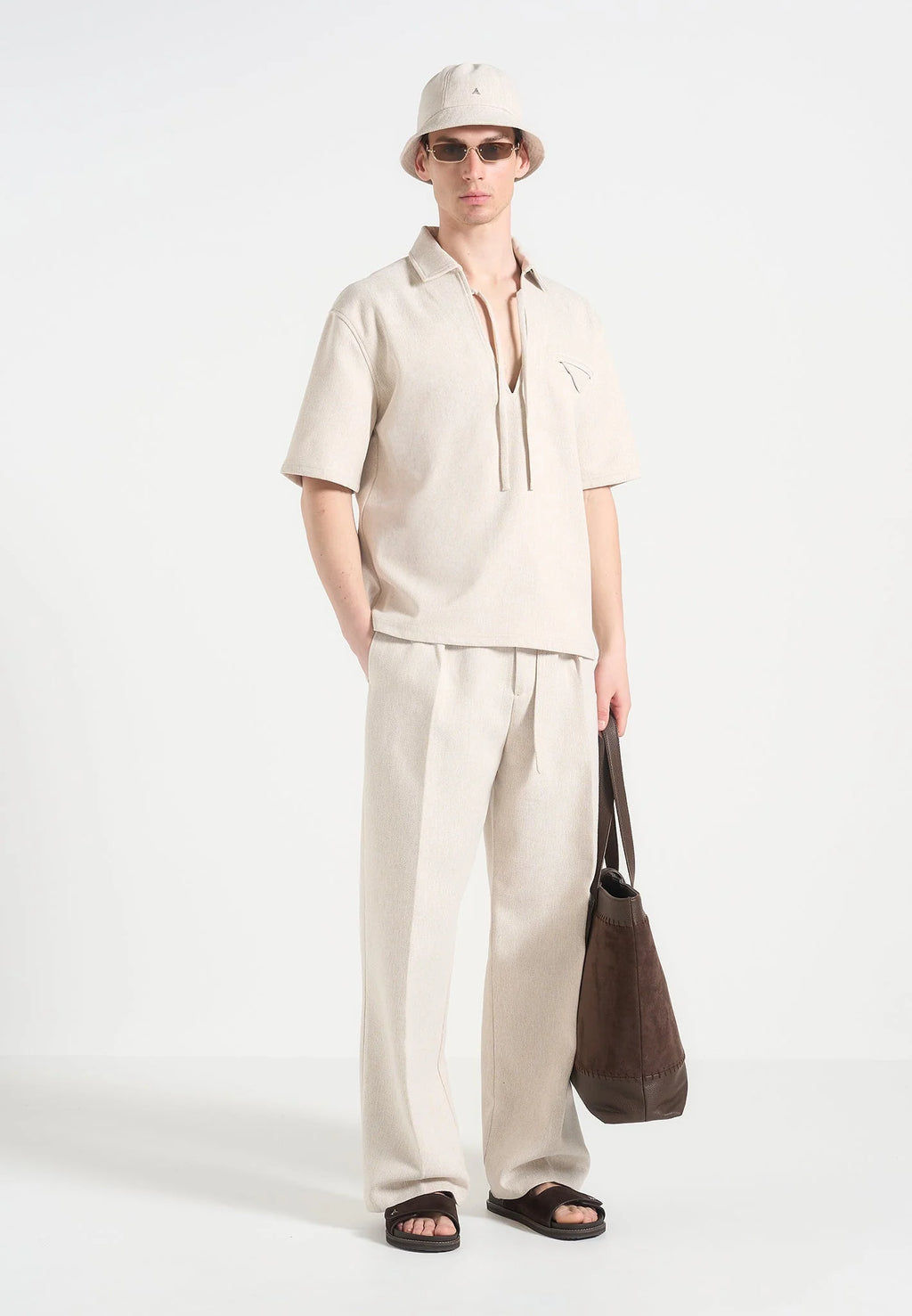 LUCAS-Camisa Resort Premium con Lazada Frontal™