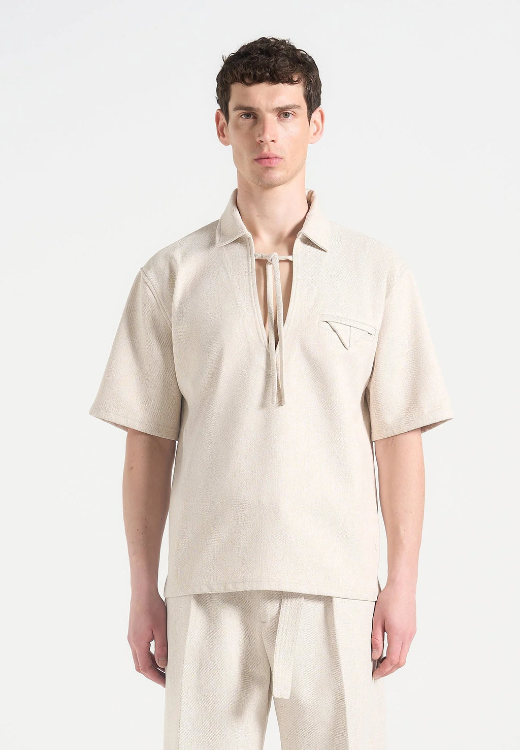 LUCAS-Camisa Resort Premium con Lazada Frontal™
