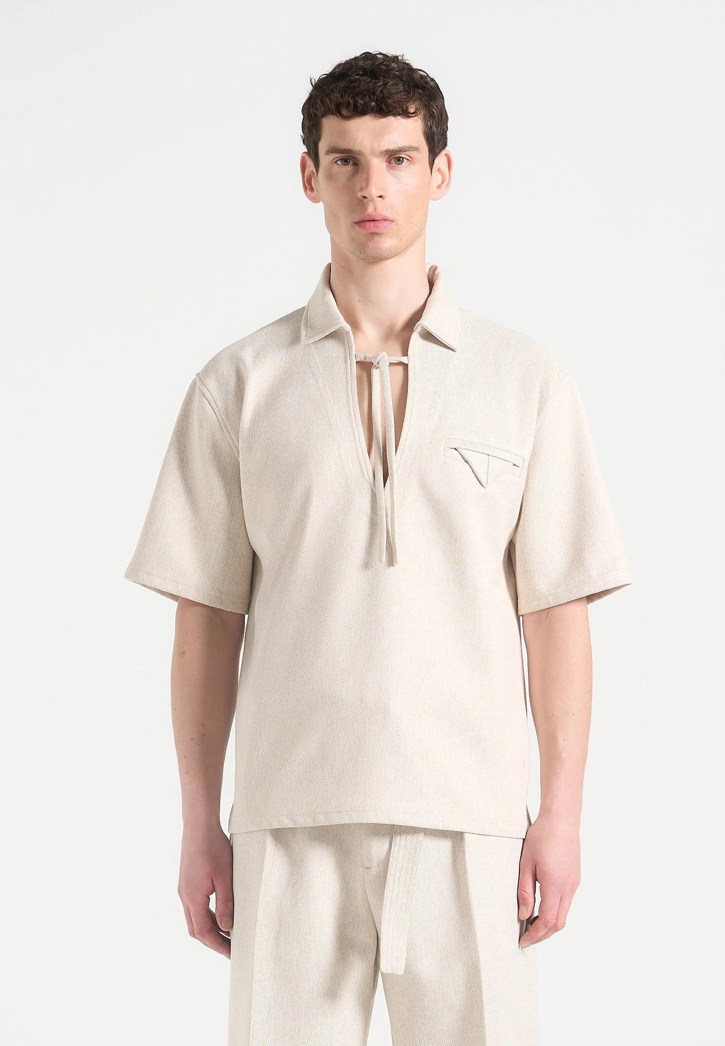LUCAS-Camisa Resort Premium con Lazada Frontal™