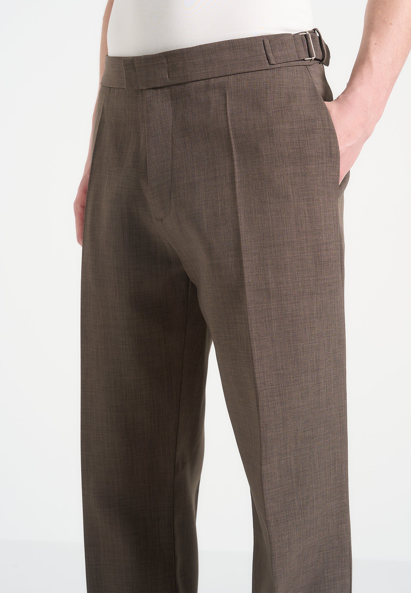 CHRISTIAN-Pantalón con Pinzas y Ajustadores Laterales™