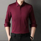 🔥49% de réduction👔Chemise boutonnée infroissable pour hommes