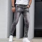 DANIEL - Pantalones vaqueros de corte recto ajustado y efecto desgastado™