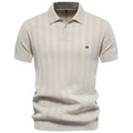 VÍCTOR - Polo de punto acanalado con textura vertical™
