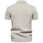 VÍCTOR - Polo de punto acanalado con textura vertical™