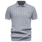 VÍCTOR - Polo de punto acanalado con textura vertical™