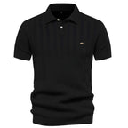 VÍCTOR - Polo de punto acanalado con textura vertical™