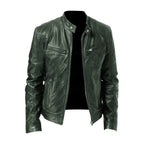 RAÚL - Chaqueta de efecto piel estilo biker con cuello tira™