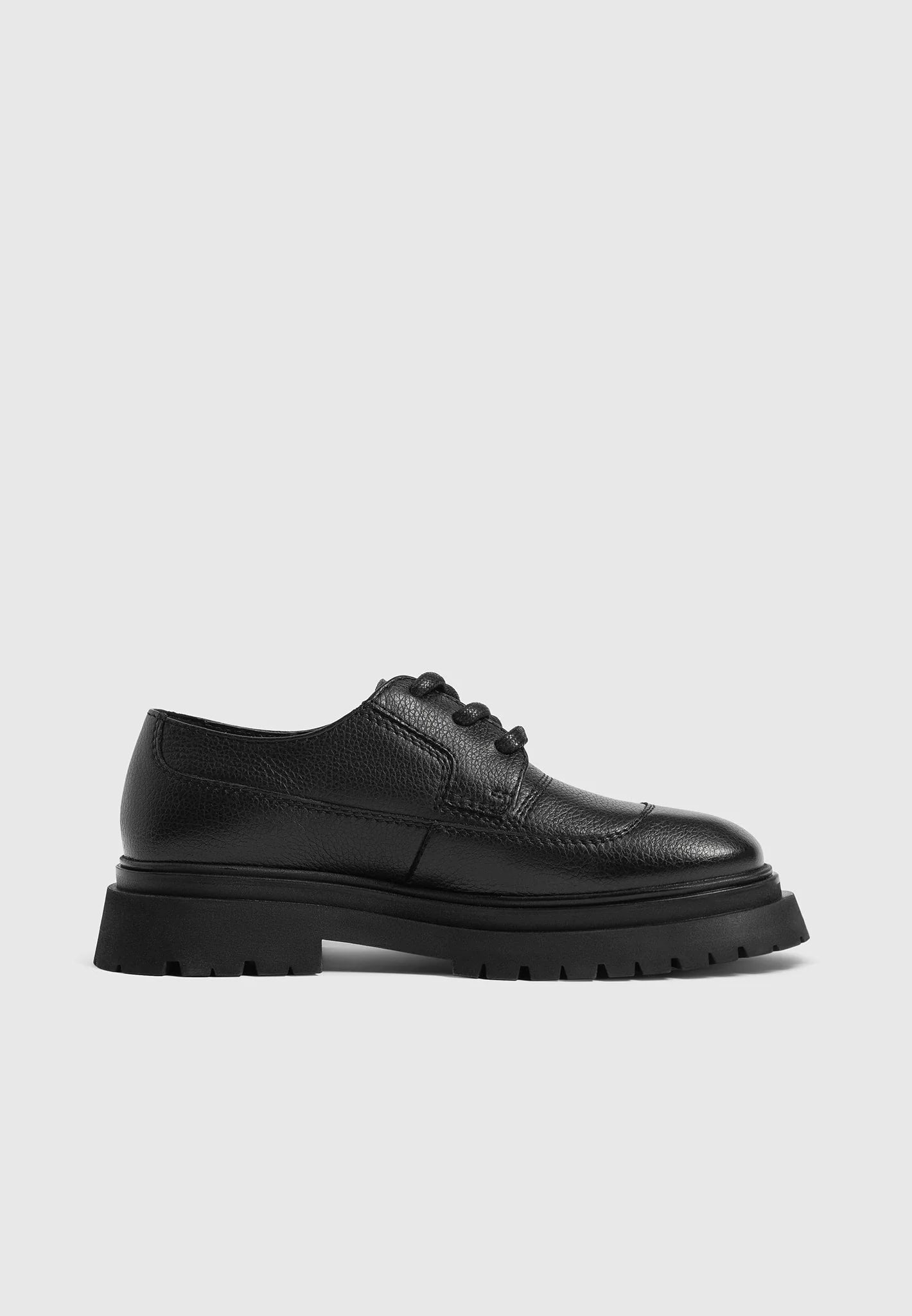 RODRÍGUEZ-Zapatos Derby de Piel Granulada