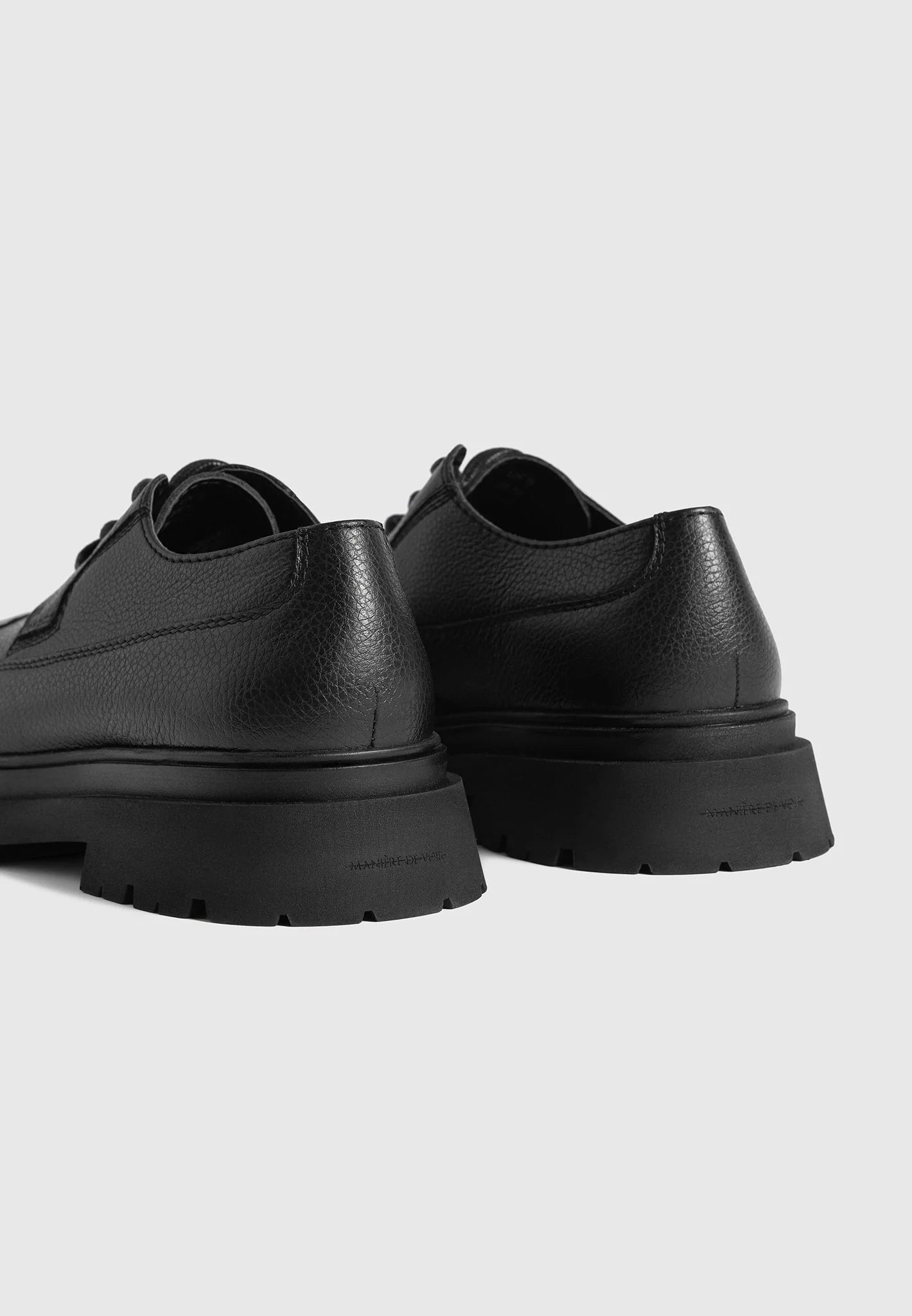 RODRÍGUEZ-Zapatos Derby de Piel Granulada