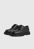 RODRÍGUEZ-Zapatos Derby de Piel Granulada