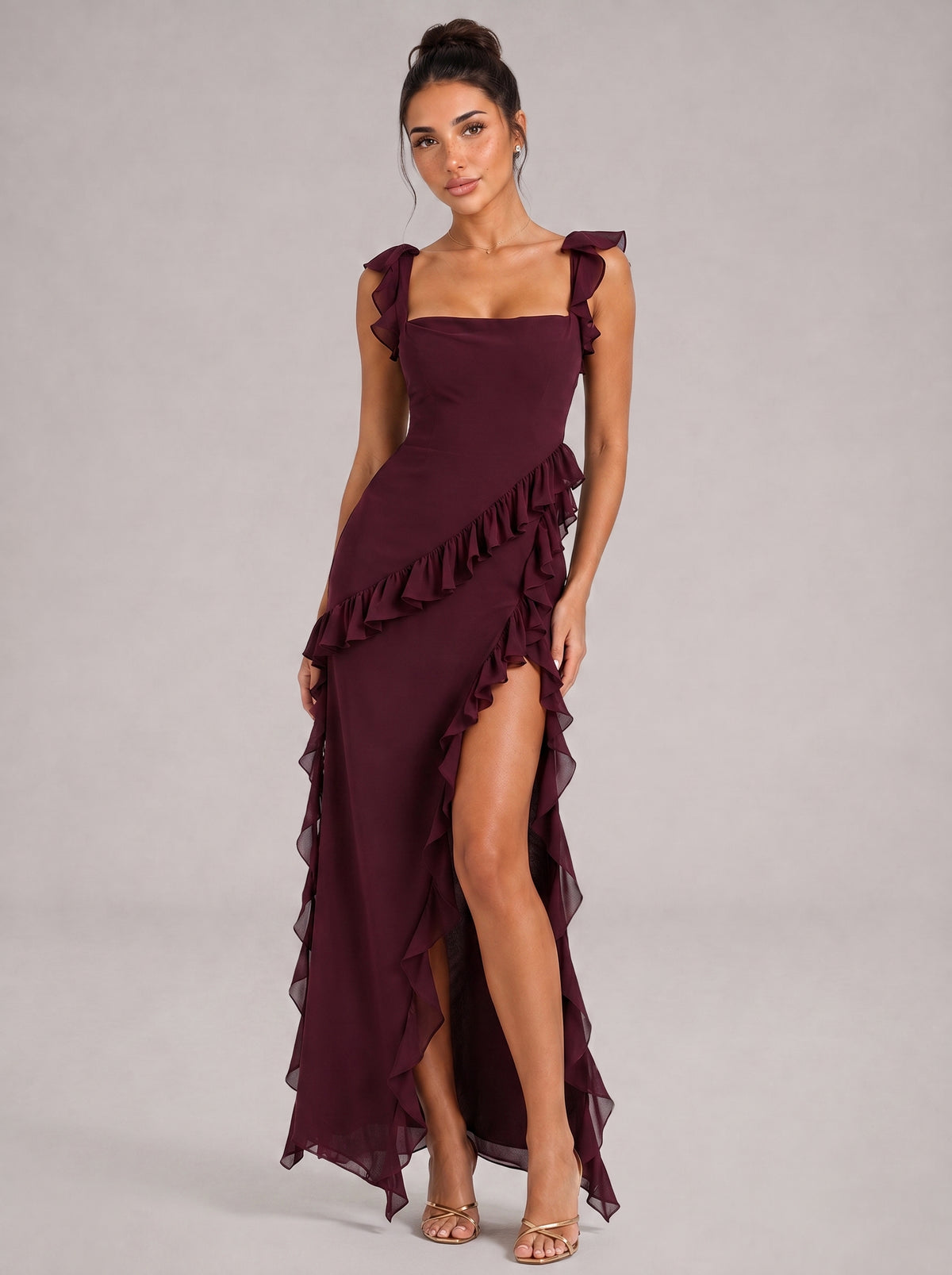 DANIELA - Vestido largo volantes™