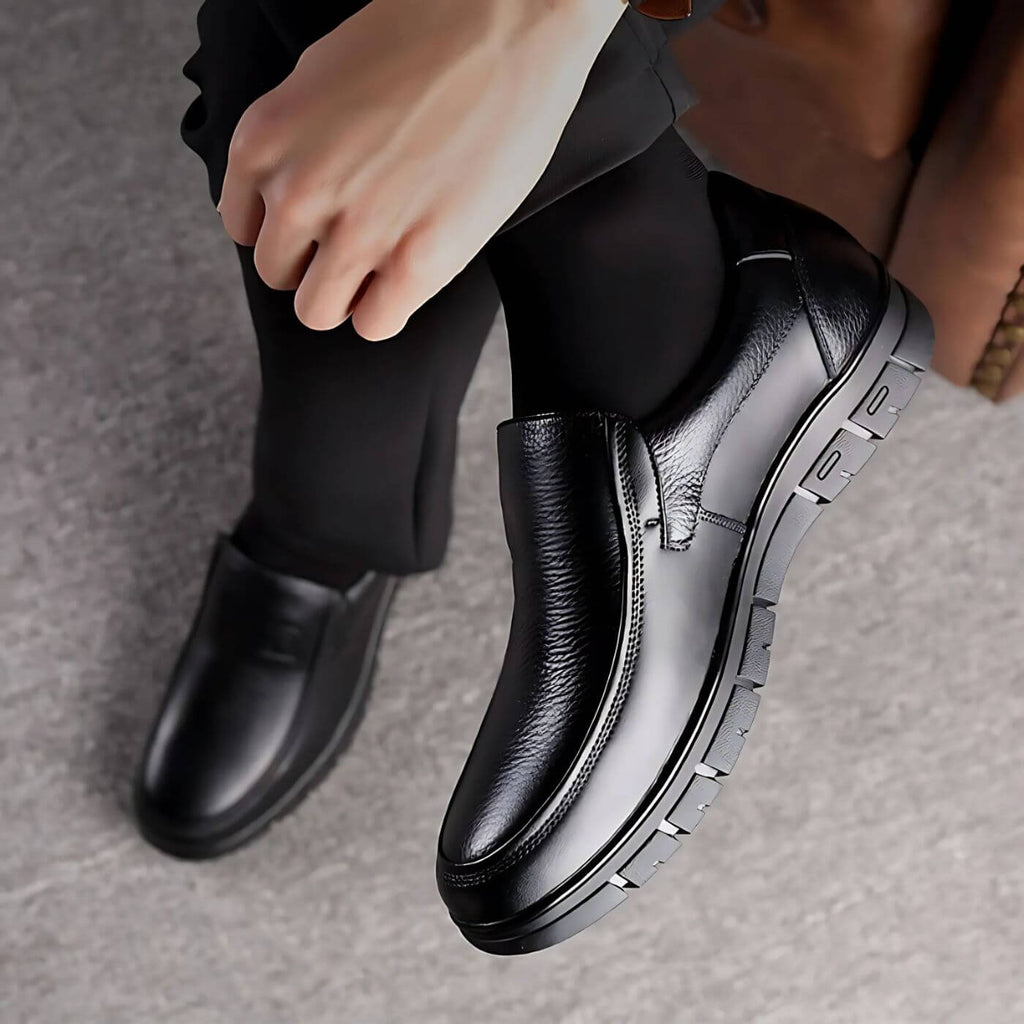 HÉCTOR - Zapatos ortopédicos de vestir sin cordones con elásticos laterales™