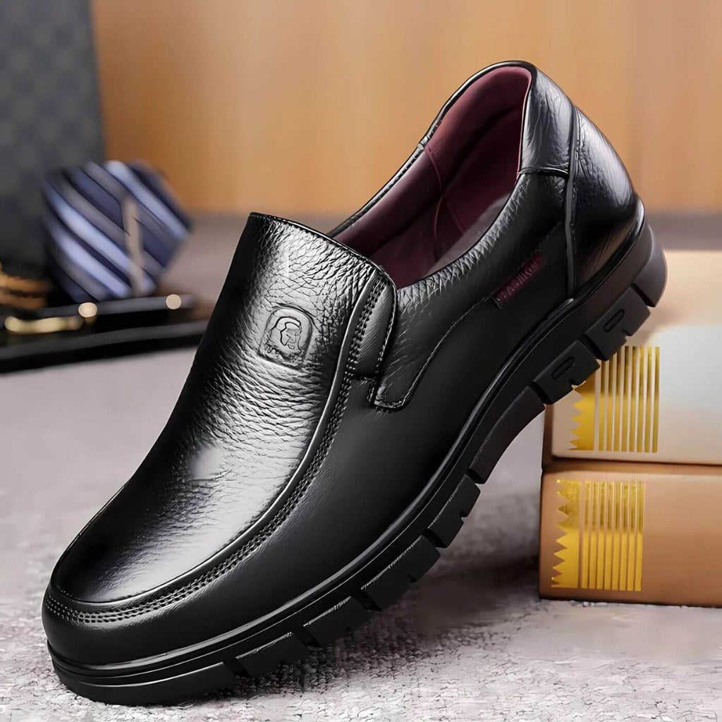 HÉCTOR - Zapatos ortopédicos de vestir sin cordones con elásticos laterales™