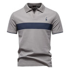 DANI - Polo de manga corta en piqué con franja horizontal color-block™