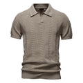 PELAYO - Polo de punto acanalado estructurado con cuello solapa™