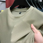 MARC - Camiseta de manga corta en punto tramado micro-geométrico™