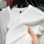 MARC - Camiseta de manga corta en punto tramado micro-geométrico™