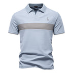 DANI - Polo de manga corta en piqué con franja horizontal color-block™