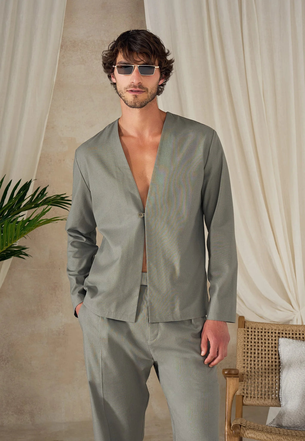 PAU-Camisa Resort Premium de Corte Abierto™