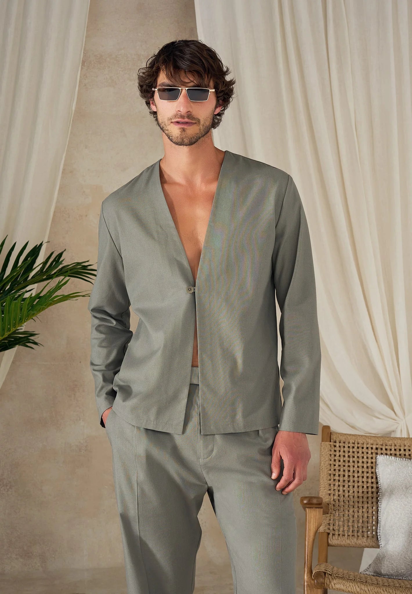PAU-Camisa Resort Premium de Corte Abierto™