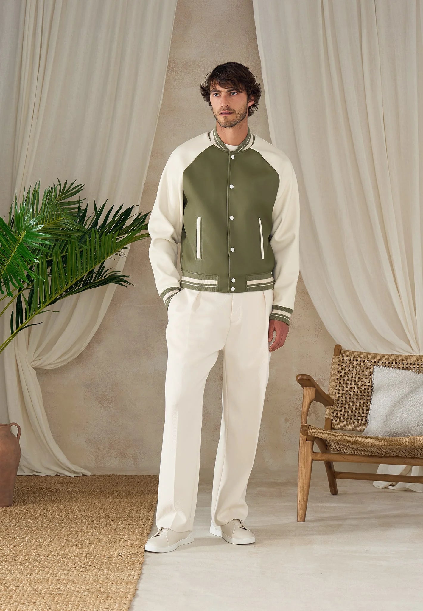 XAVI-Pantalón Premium de Corte Amplio con Pinzas™