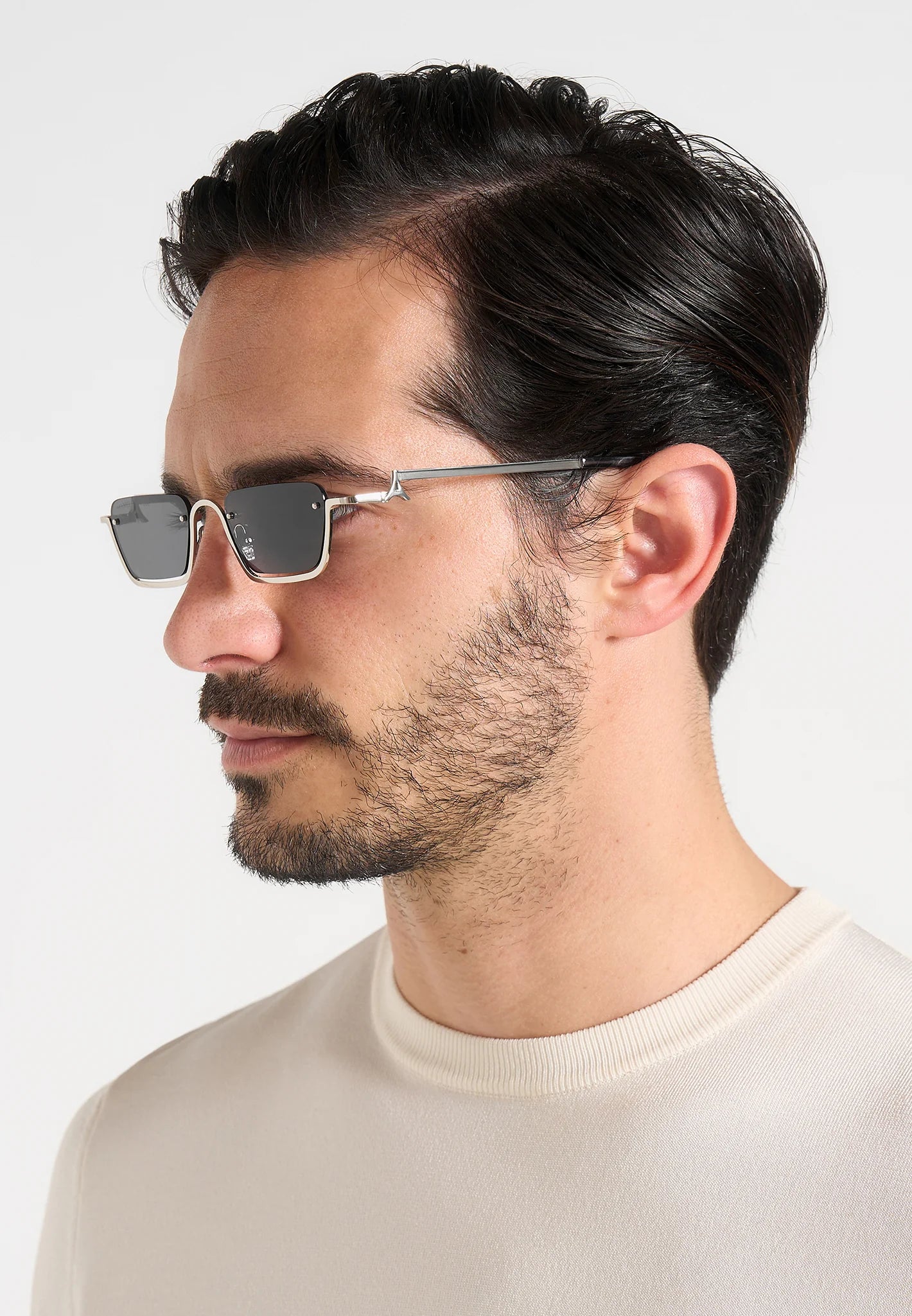 ÓSCAR-Gafas de Sol Metálicas de Silueta Rectangular