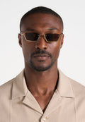 ÓSCAR-Gafas de Sol Metálicas de Silueta Rectangular