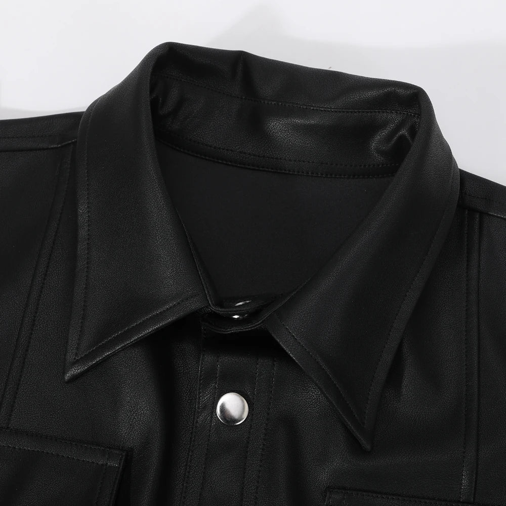 GONZALO - Chaqueta de efecto piel con bolsillos de solapa™